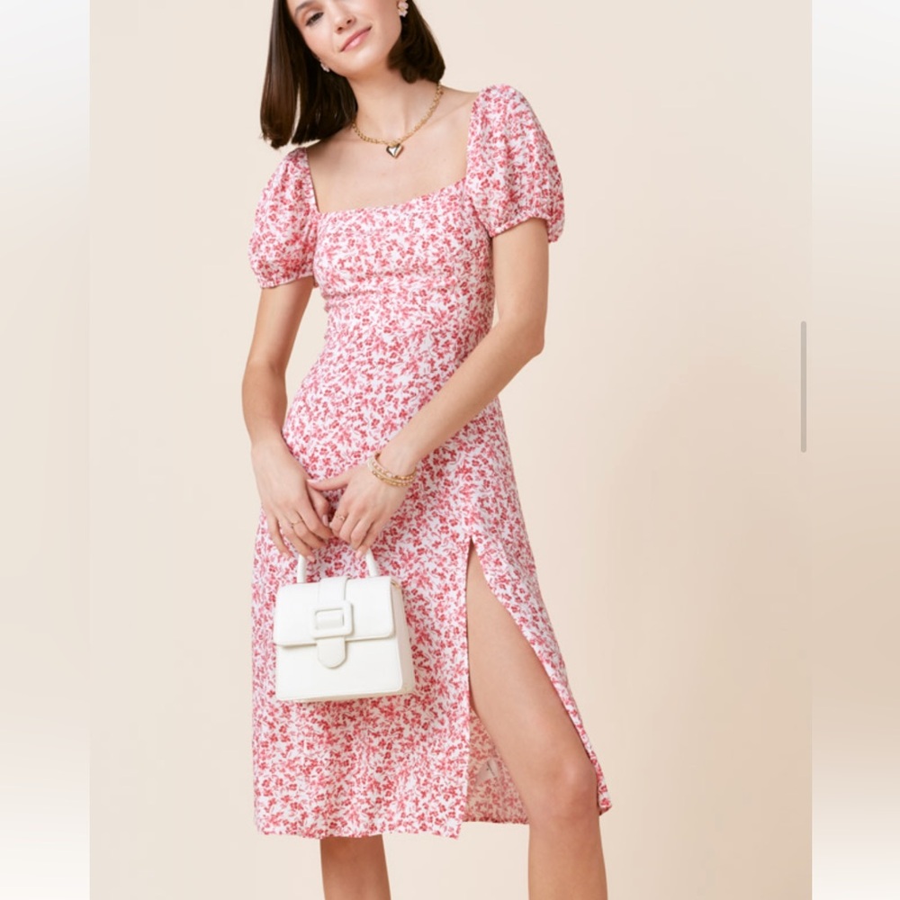 Floral midi dress